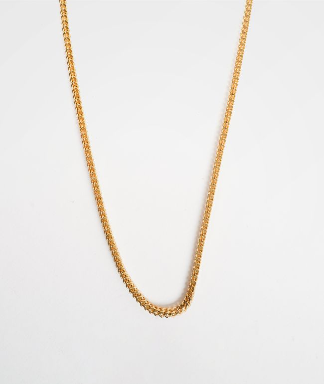 The Gold Gods 2.5mm Gold Franco Chain Necklace