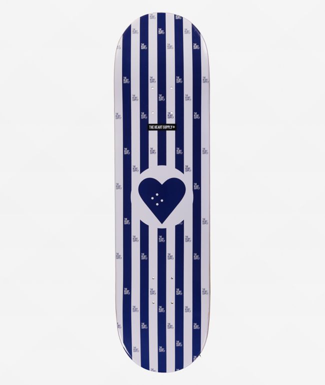 The Heart Supply Squadron Logo Pink 8.0" Skateboard Deck