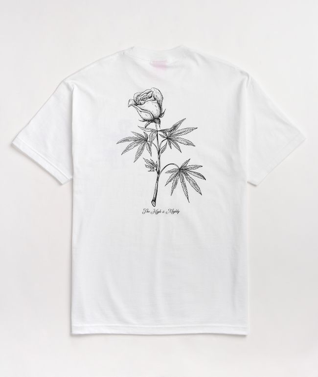 The High & Mighty Rosebud camiseta blanca