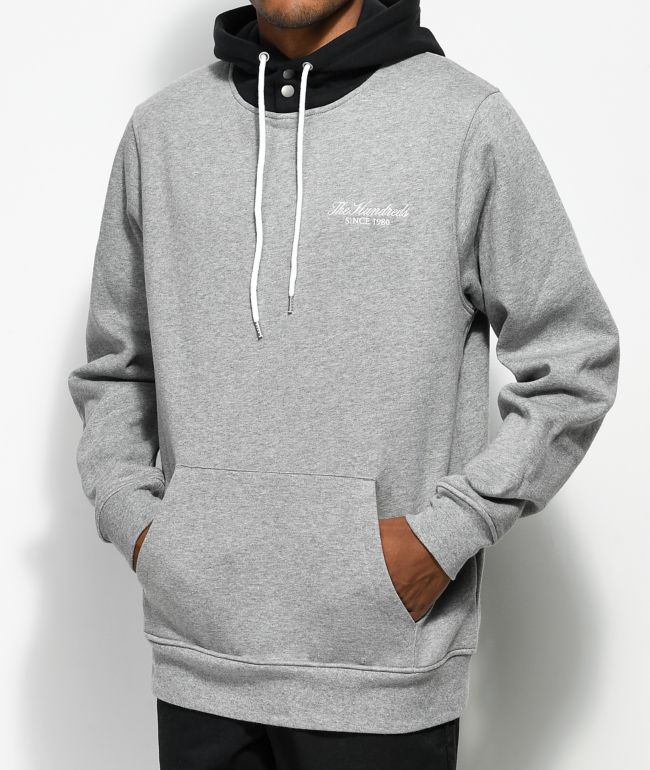 athletic grey hoodie