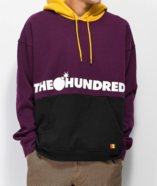 purple and gold hoodie