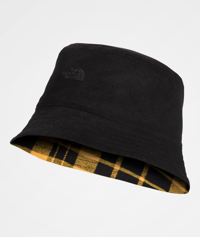 north face yellow bucket hat