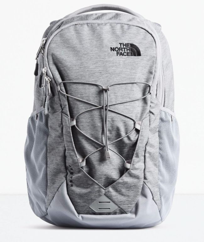 the north face gray backpack
