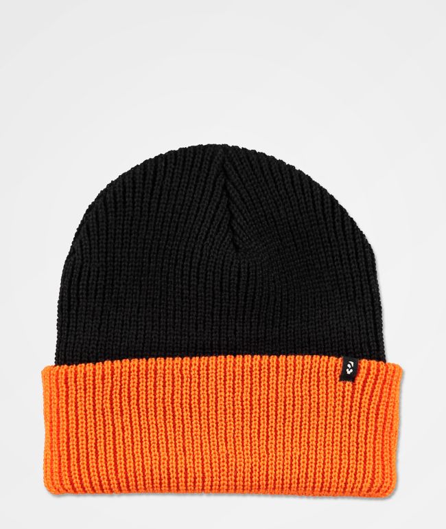 Black and orange beanie clearance