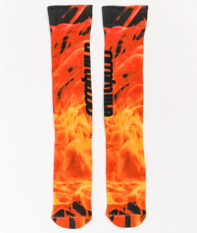 ThirtyTwo Double Orange Snowboard Socks