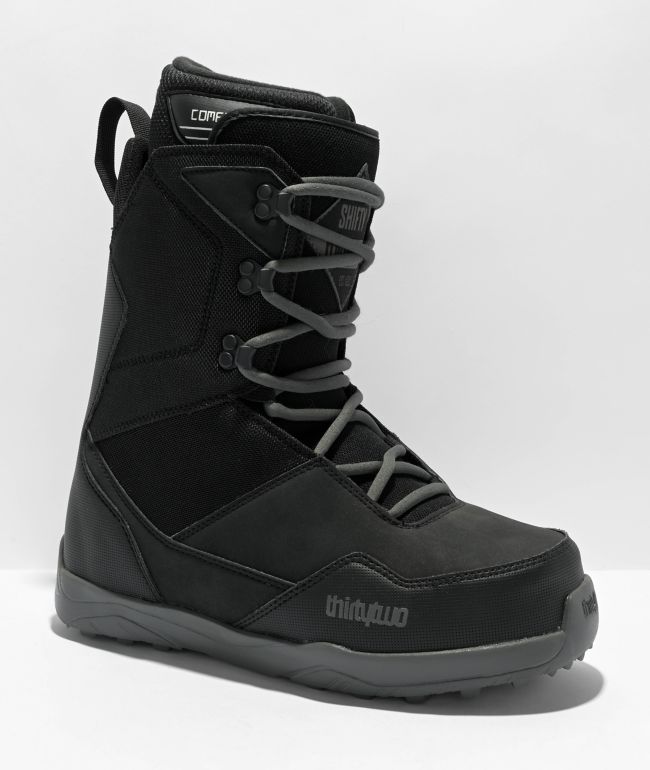 ThirtyTwo Shifty Lace Black Snowboard Boots 2023
