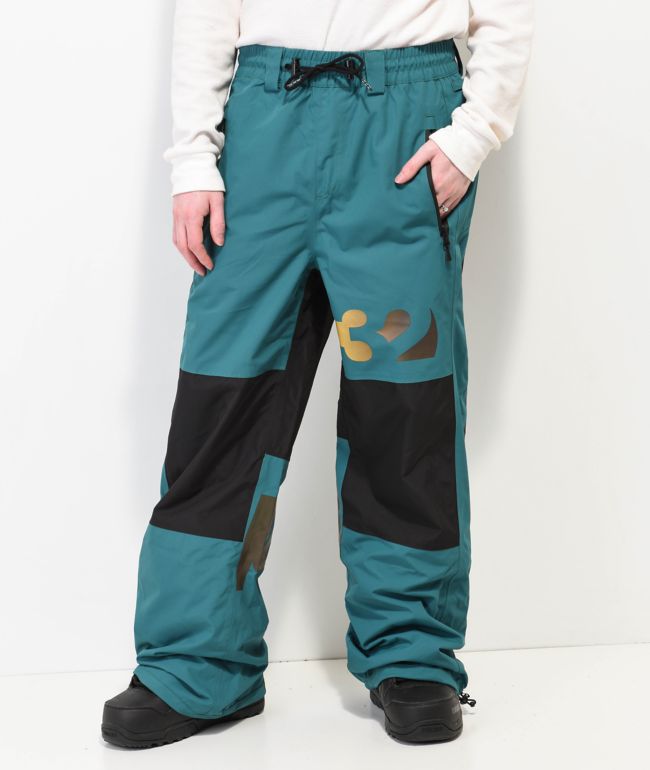 ThirtyTwo Sweeper pantalón de snowboard 15K verde 2023