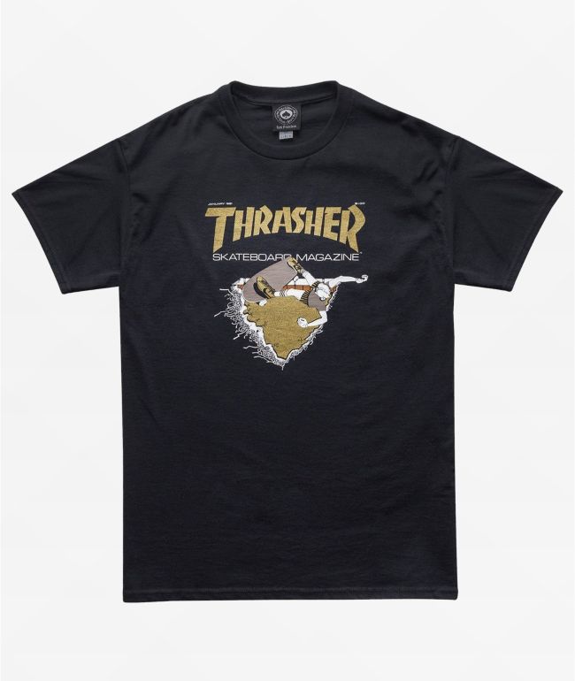 Thrasher First Cover Black T-Shirt
