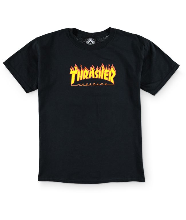 Thrasher Flame Logo camiseta (niño)
