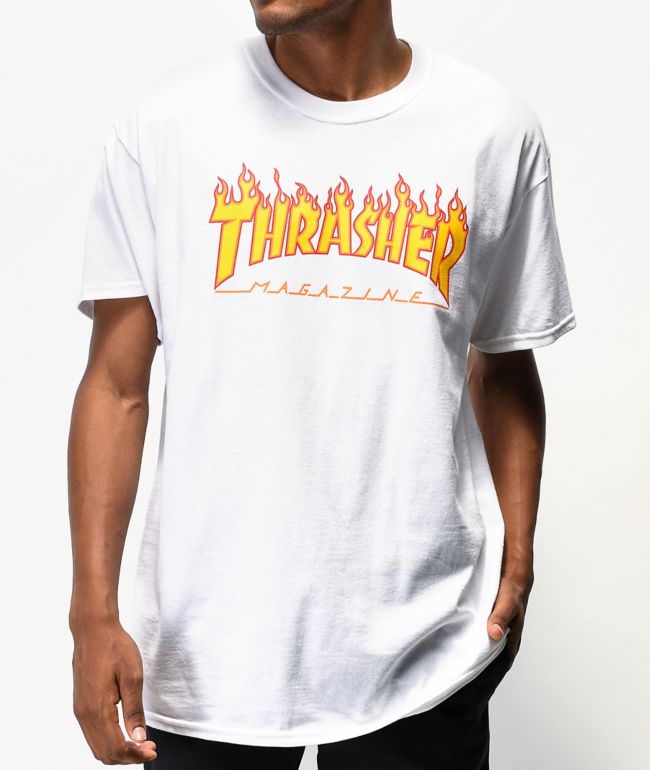 Thrasher Flame Camiseta De Manga Corta 