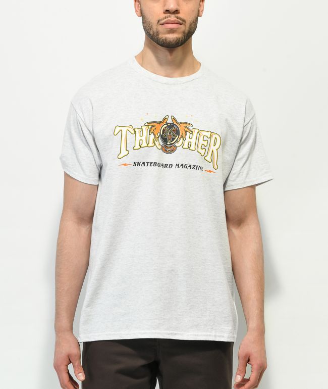 Thrasher Fortune camiseta gris ceniza