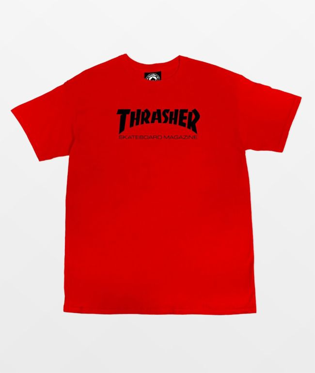 Thrasher Mag camiseta roja para niños