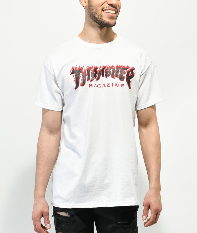 Thrasher Possessed camiseta blanca