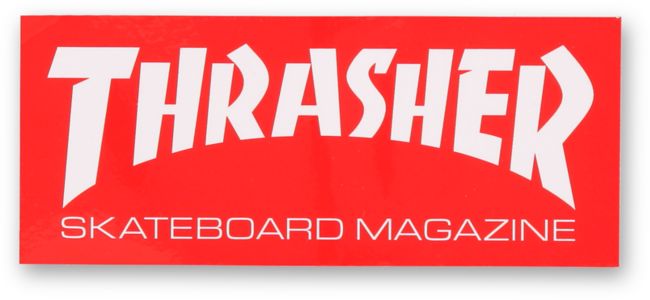 Thrasher pegatina Skatemag logo