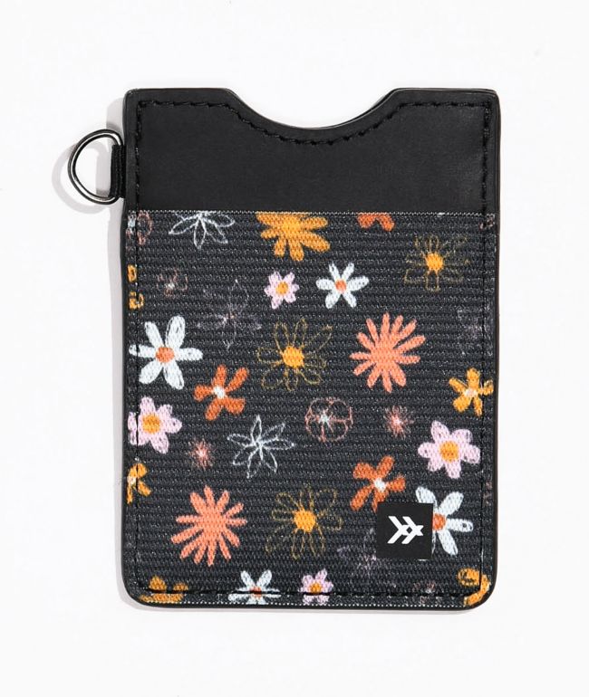 Thread Emmy Vertical Black Key Ring Wallet