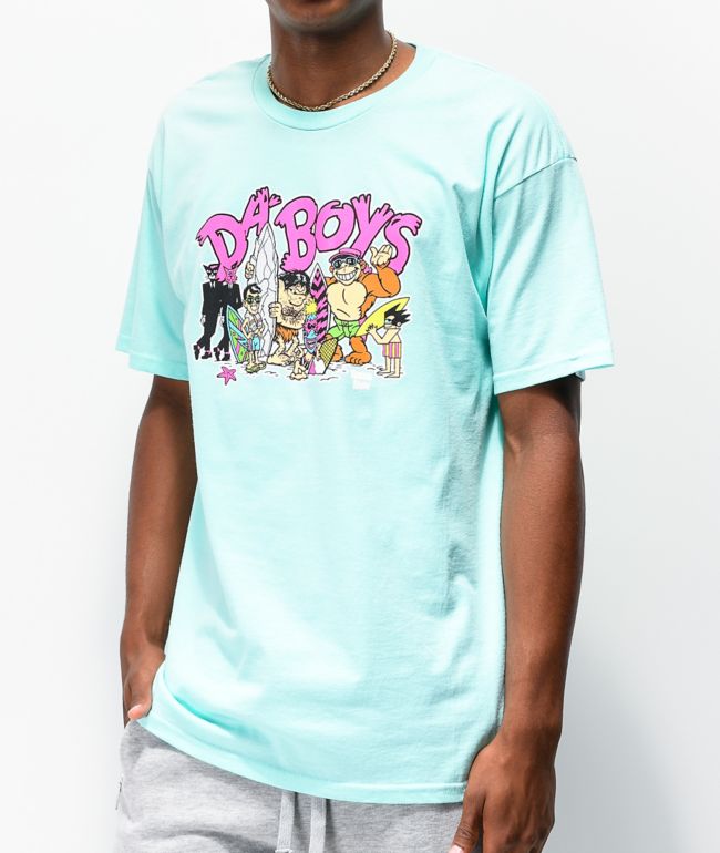 Thrilla Krew Da Boys Remix Light Teal T Shirt