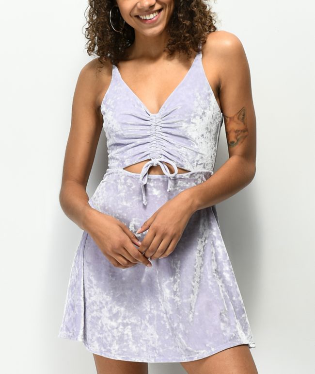 velour skater dress