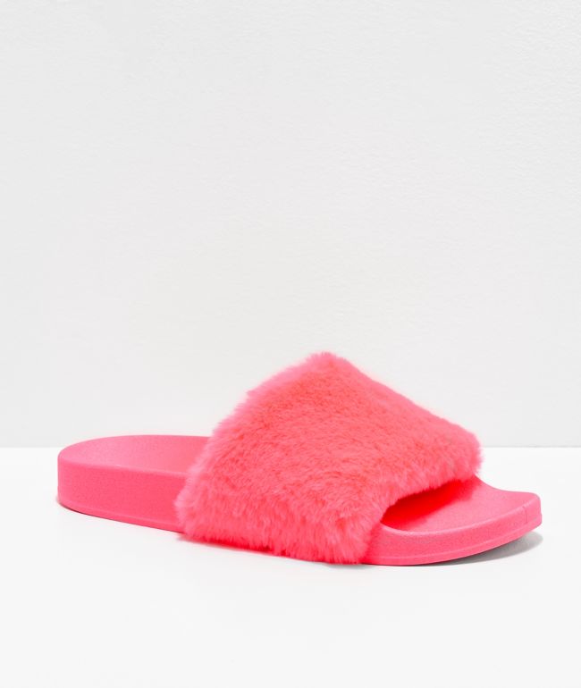 neon pink sliders