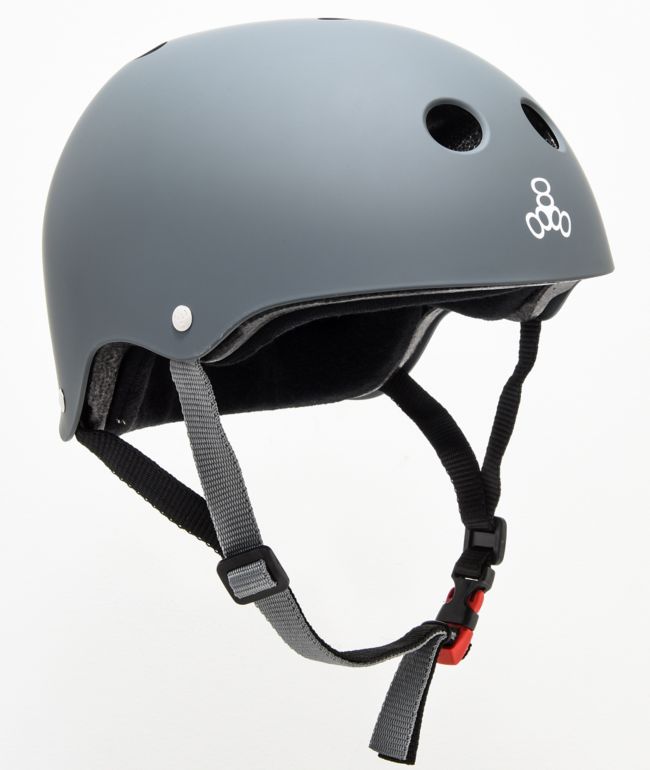 Carbon Rubber Triple 8 Sweatsaver Liner Skateboarding Helmet XL 1079 
