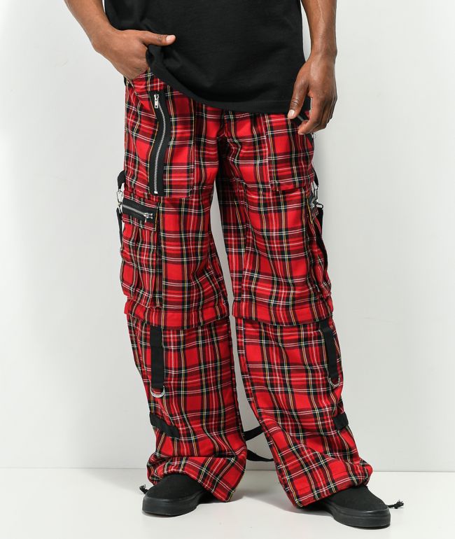 Buy Black Slim Fit Plaid Pants by Gentwithcom with Free Shipping