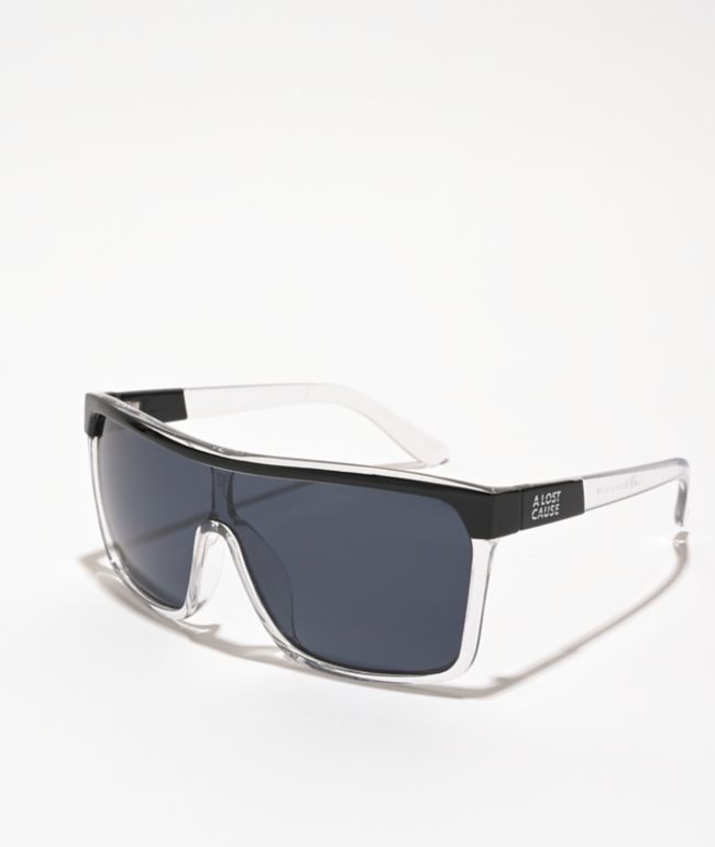 Una causa perdida Shoreline Gafas de sol negras y transparentes