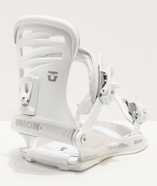 white snowboard bindings