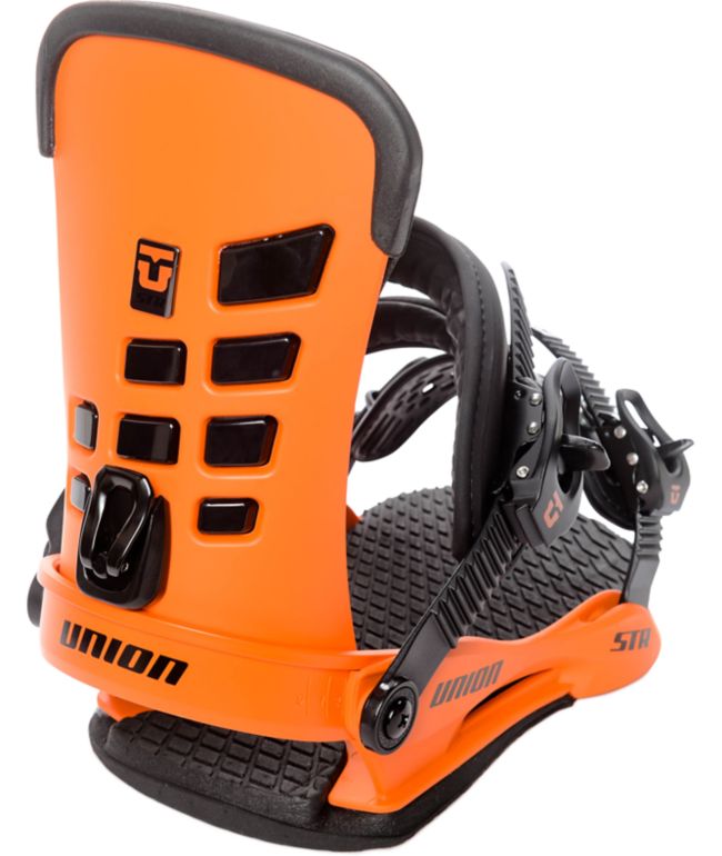 Union Str Orange Snowboard Bindings Zumiez