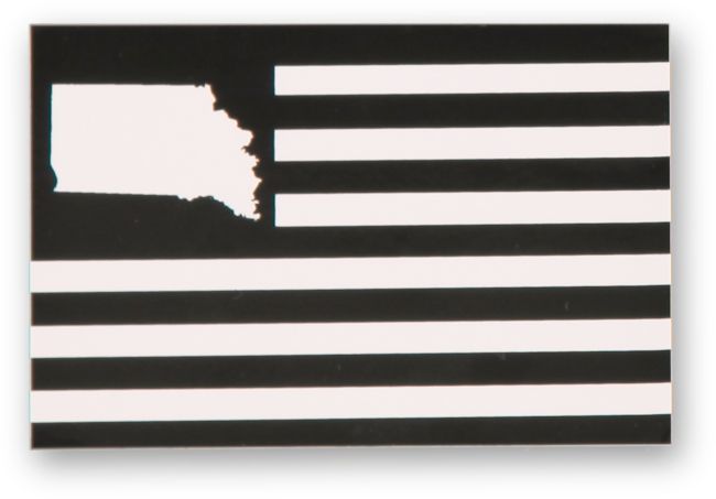 Two Pack Indiana Flag Sticker FA Graphix Decal Self Adhesive Vinyl hoosier state fagraphix 573CFBFA-2-FA8080 