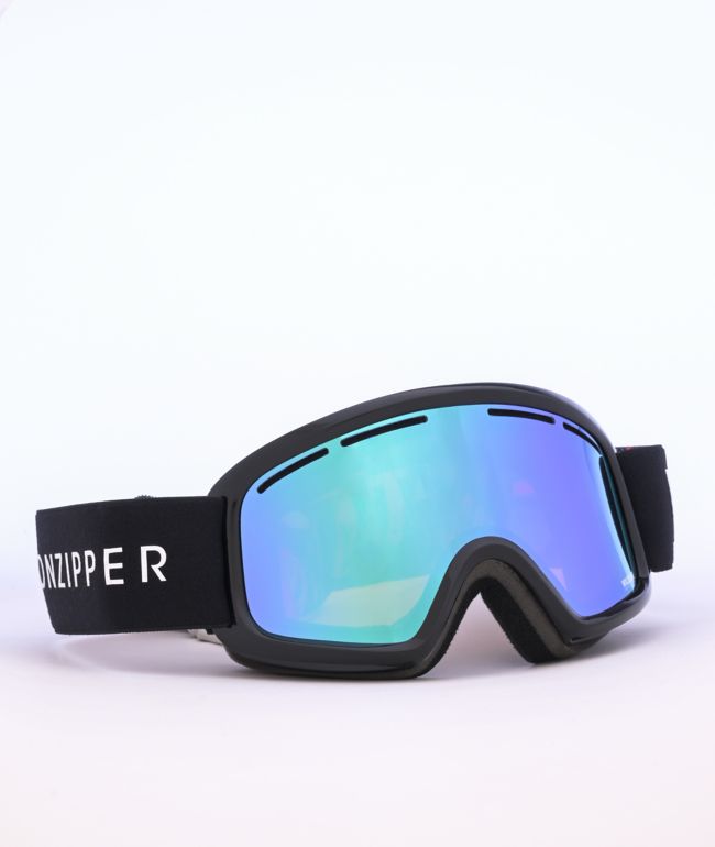VONZIPPER Trike Black & Stellar Chrome Snowboard Goggles