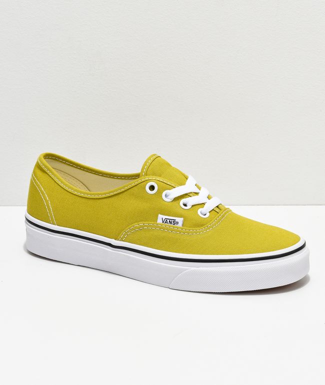 Vans Authentic Cress Green White Skate Shoes