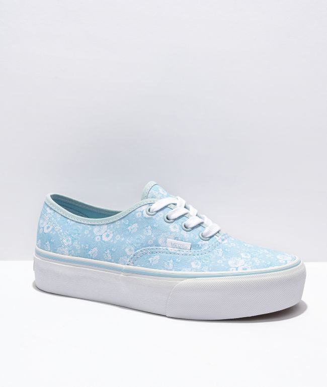 light blue platform vans