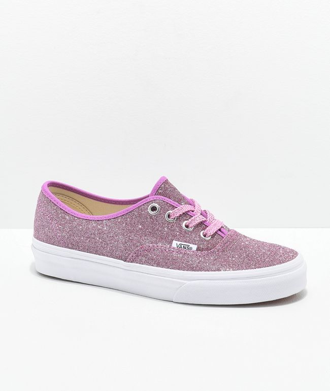 pink sparkly vans shoes