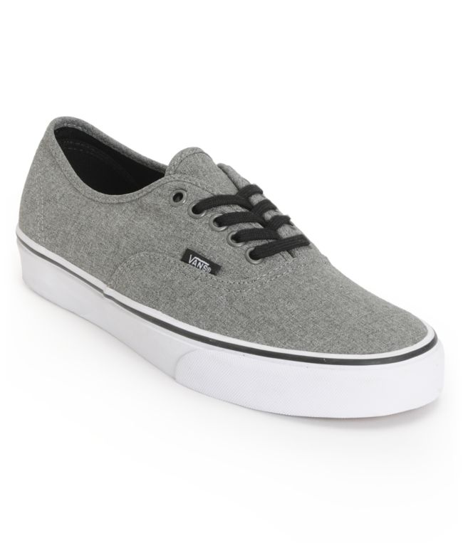 Authentic Grey & White Skate Shoes |