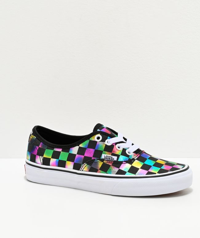 vans iridescent shoes