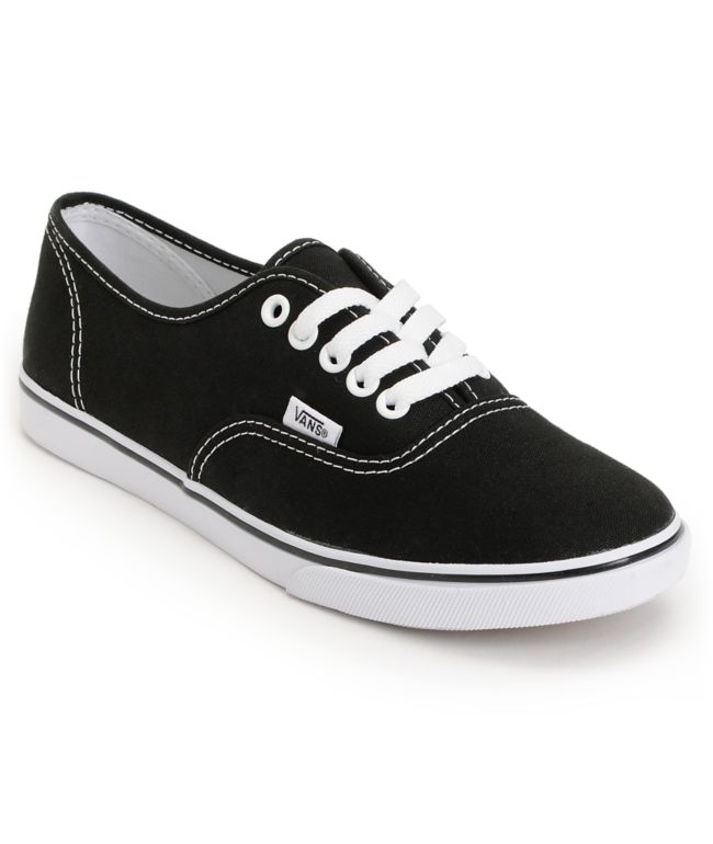 vans basic black shoes