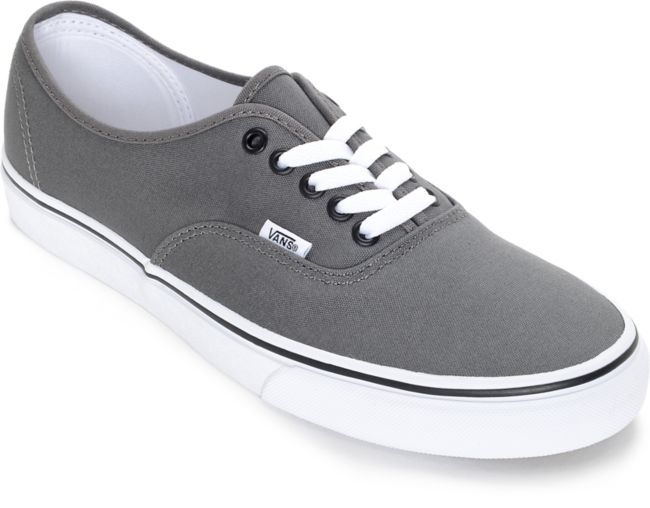 pewter and black vans