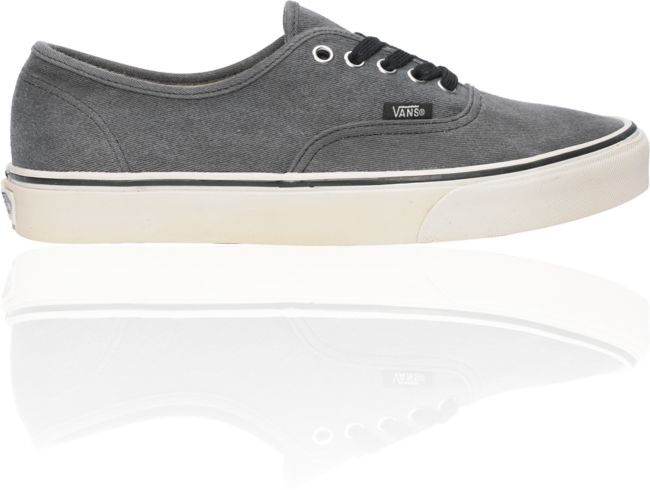 vans authentic washed black