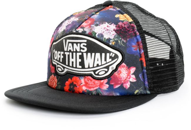 Begrænset Vær opmærksom på Saml op Vans Beach Girl Galaxy Floral Trucker Hat | Zumiez