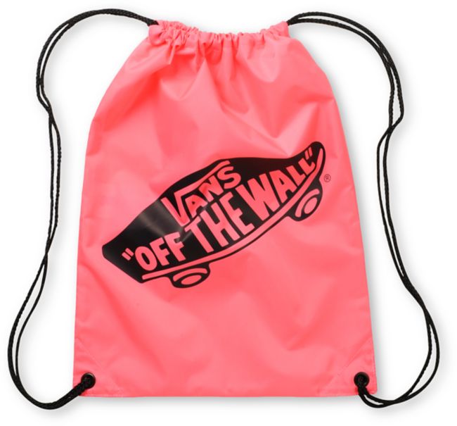 vans off the wall drawstring bag