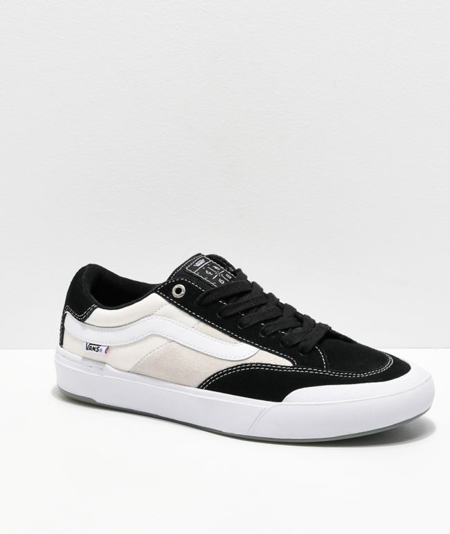 Vans Berle Pro zapatos de skate de ante negro y blanco | Zumiez