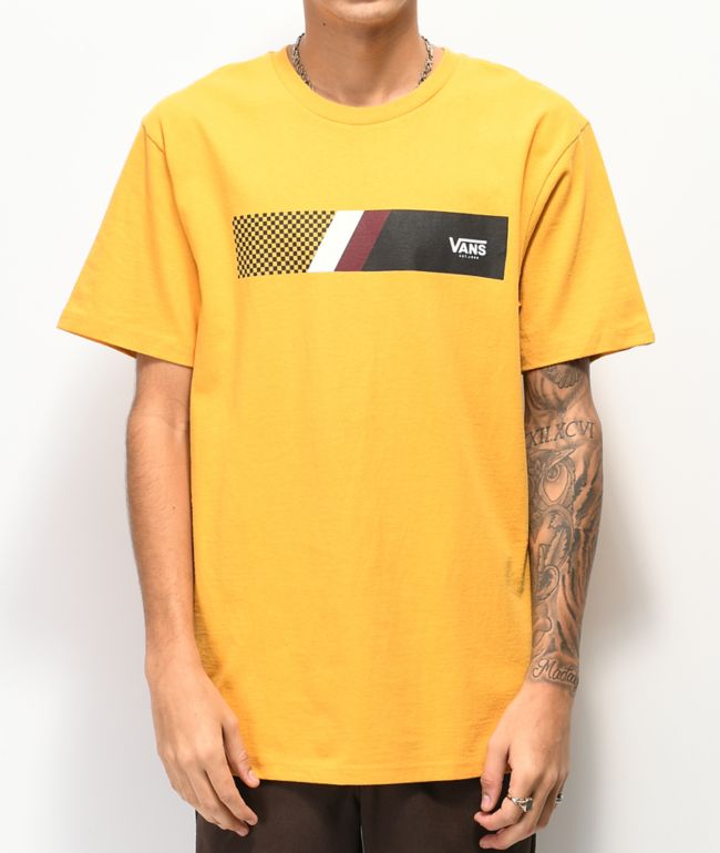 vans shirt yellow