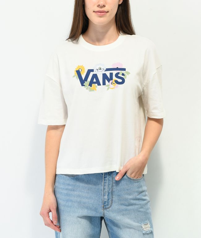 Vans Boo Kay Marshmallow Boxy T-Shirt