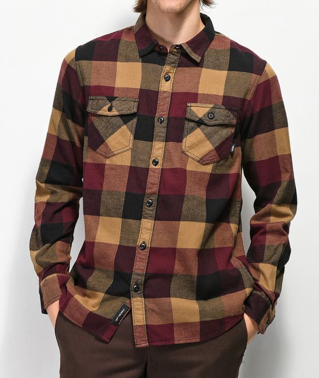 vans box flannel shirt