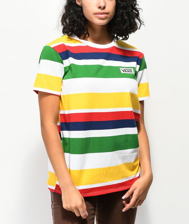 rainbow vans shirt