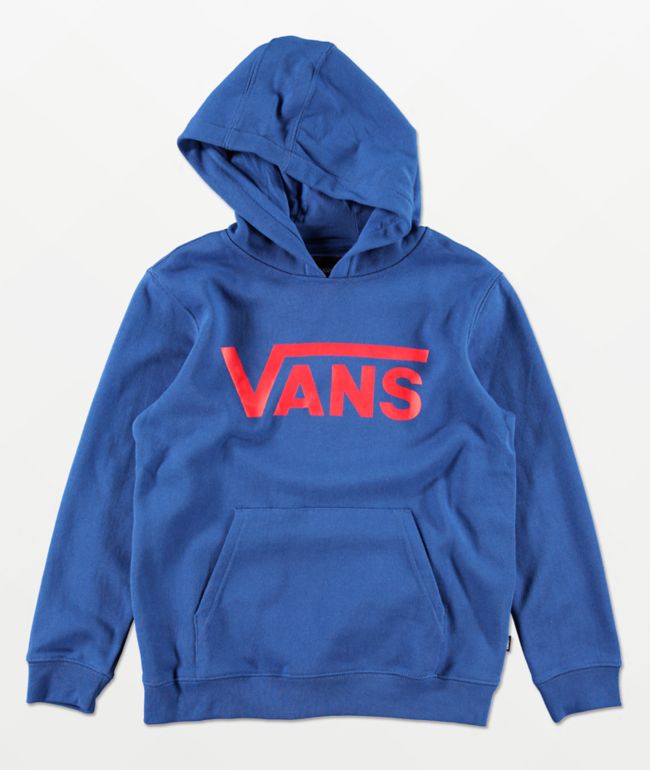 royal blue vans hoodie