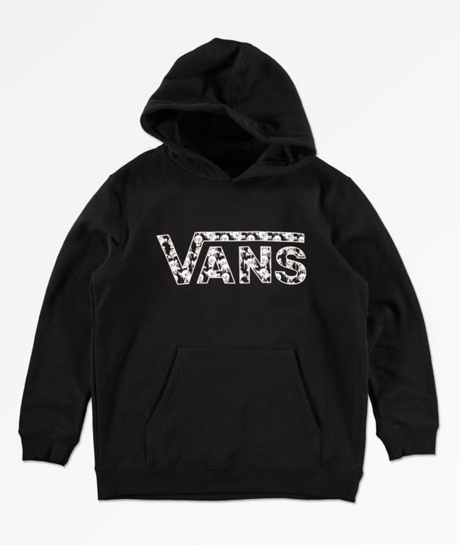 vans hoodie black
