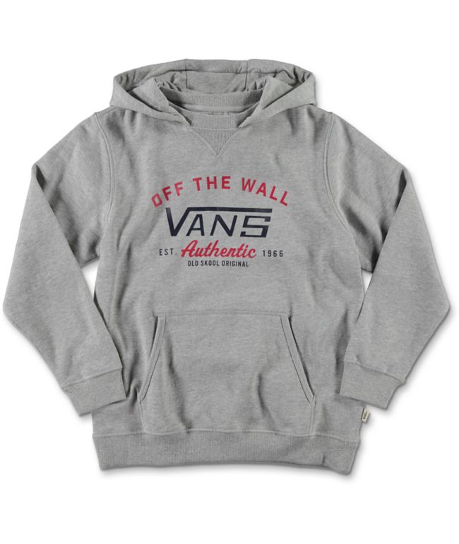 vans grey sweater
