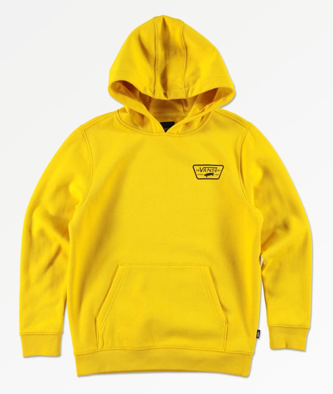 Mens yellow vans hoodie