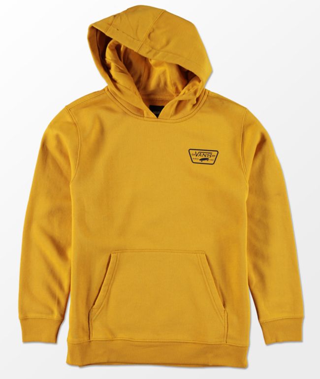 gold vans hoodie