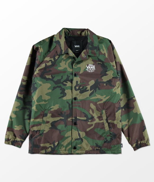 vans jacket camo
